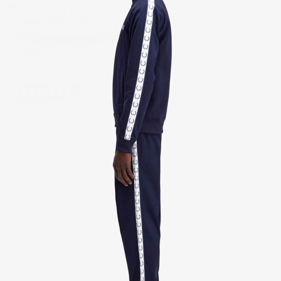Fred Perry - T4620 Track Pants in Navy Blue - Size Large - MSRP $110 - BNWT - Picture 4 of 6